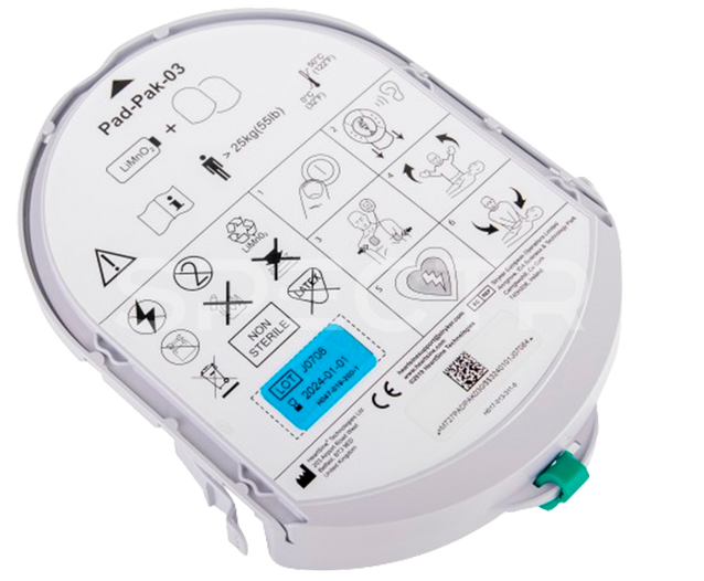 Stryker HeartSine Samaritan PAD 500P (с подсказками)